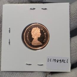 1989 Canada 1-Cent Maple Leaf Penny Proof-Like (PL) Coin