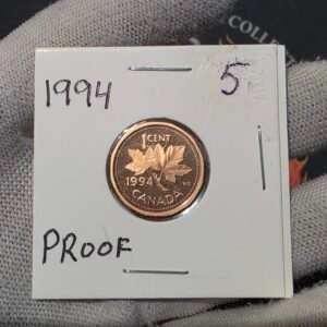 1994 Canada 1-Cent Maple Leaf Penny Proof-Like (PL) Coin