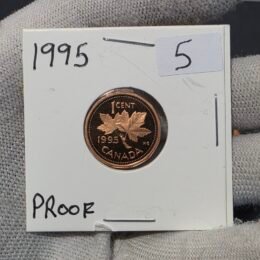 1995 Canada 1-Cent Maple Leaf Penny Proof-Like (PL) Coin