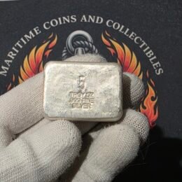 5 oz Silver Beaver Bullion Loaf Bar