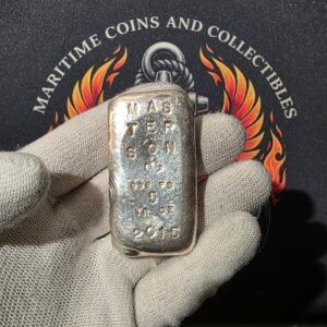 5 oz Silver Masterson 2015 bar - pre beaver bullion