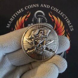 2.50 oz Silver Pirate RSSC Round – Rocky Shore Silver Co