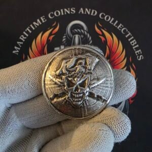 2.50 oz Silver Pirate RSSC Round - Rocky Shore Silver Co