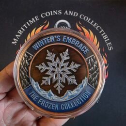 5 oz Copper Winters Embrace Round in Capsule