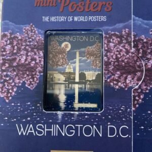 1/2 oz Silver Vintage Mini Poster - Washington D.C. - 2015 Niue $1