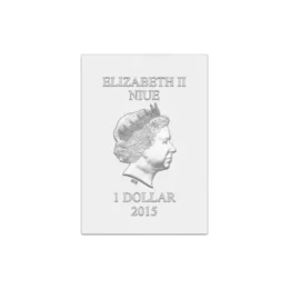 1/2 oz Silver Vintage Mini Poster – Visit the USSR – 2015 Niue $1