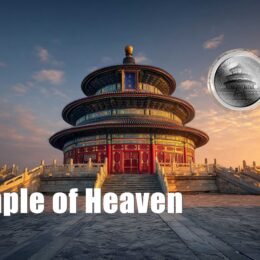 2026 Liberia Temple of Heaven 1/1000 oz Palladium Coin in Card