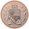 2019 Allegories Britannia Germania Gilded Pink Diamond Dust 2oz Silver Coin